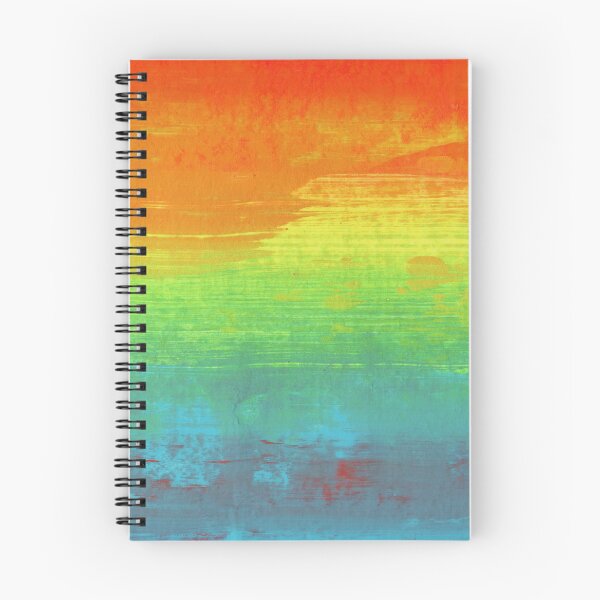 Aperçu de l'œuvre Peinture arc-en-ciel abstrait créée et vendue par Ithelda.