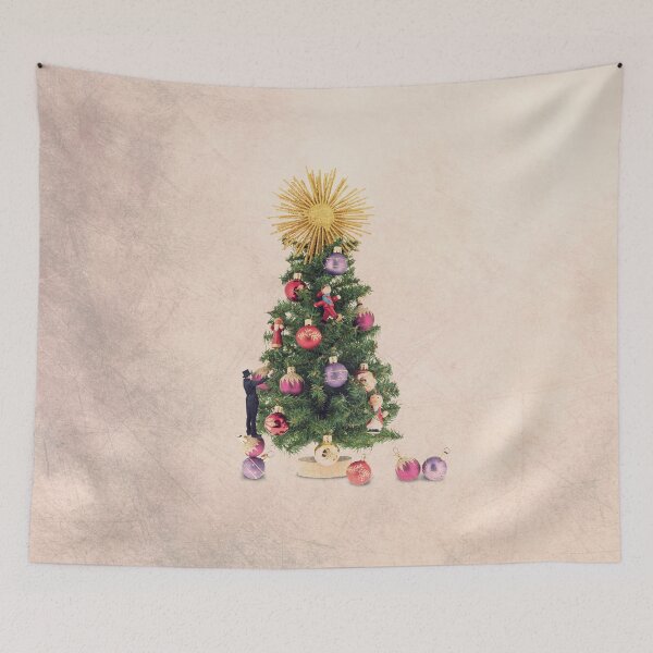Artikelvorschau, Weihnachtskarte mit einem Weihnachtsbaum entworfen und verkauft von yannpendaries.