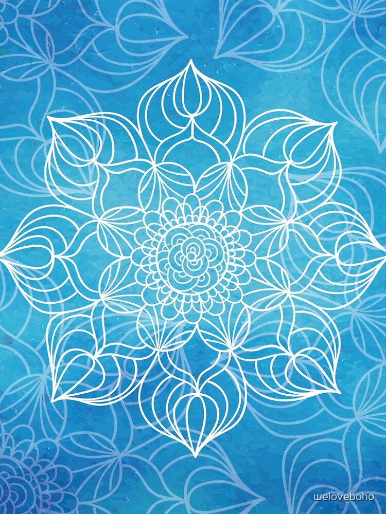 Blue mandala de weloveboho