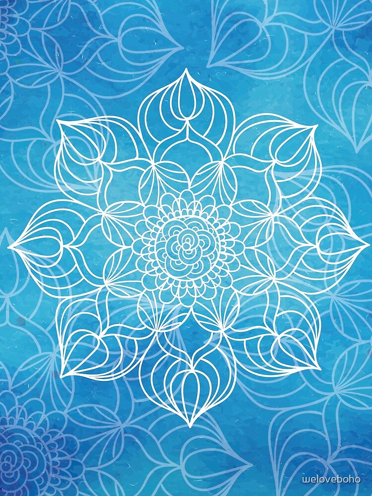 Blue mandala de weloveboho