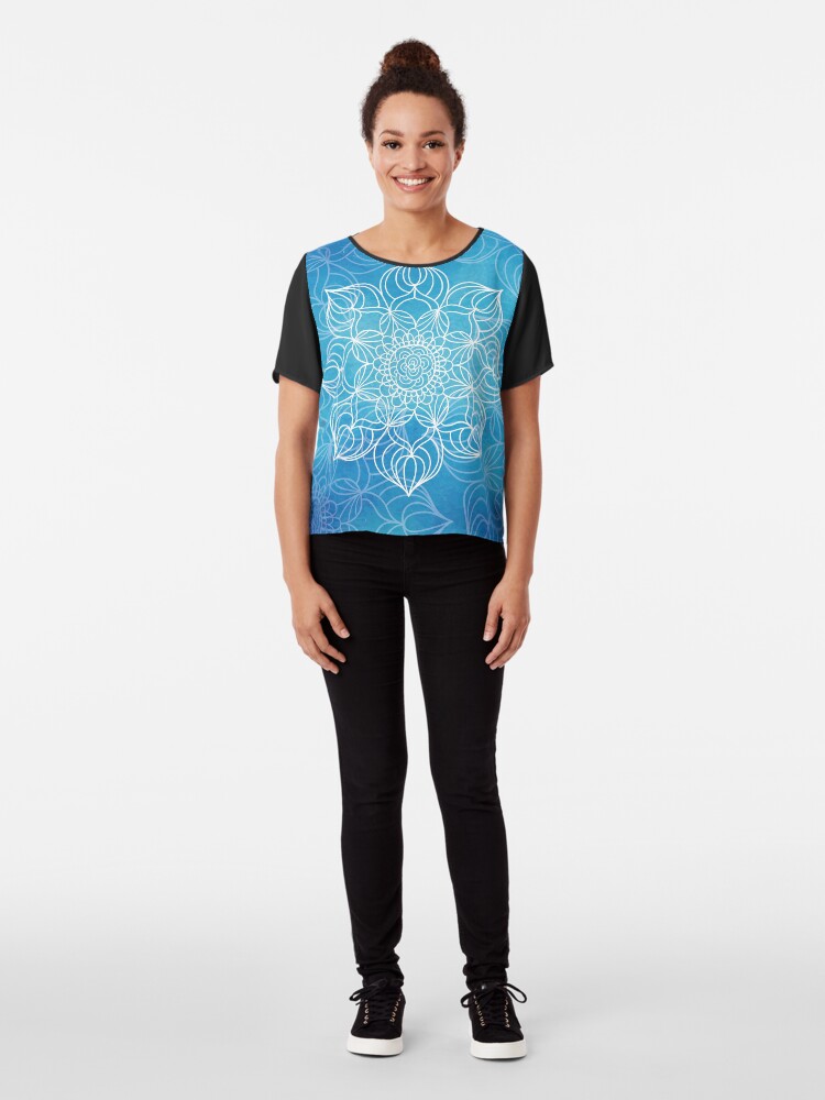 Vista alternativa de Blusa Blue mandala