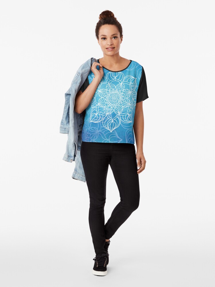 Vista alternativa de Blusa Blue mandala