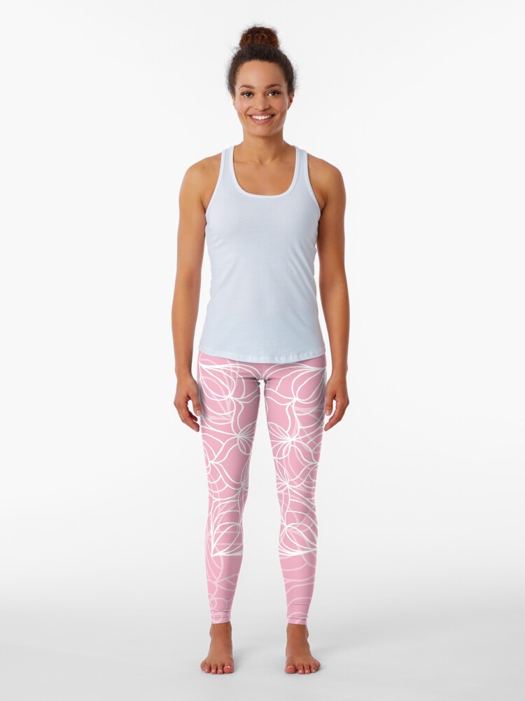 Imagen 1 de 5, Leggings con la obra Pink mandala, diseñada y vendida por weloveboho.