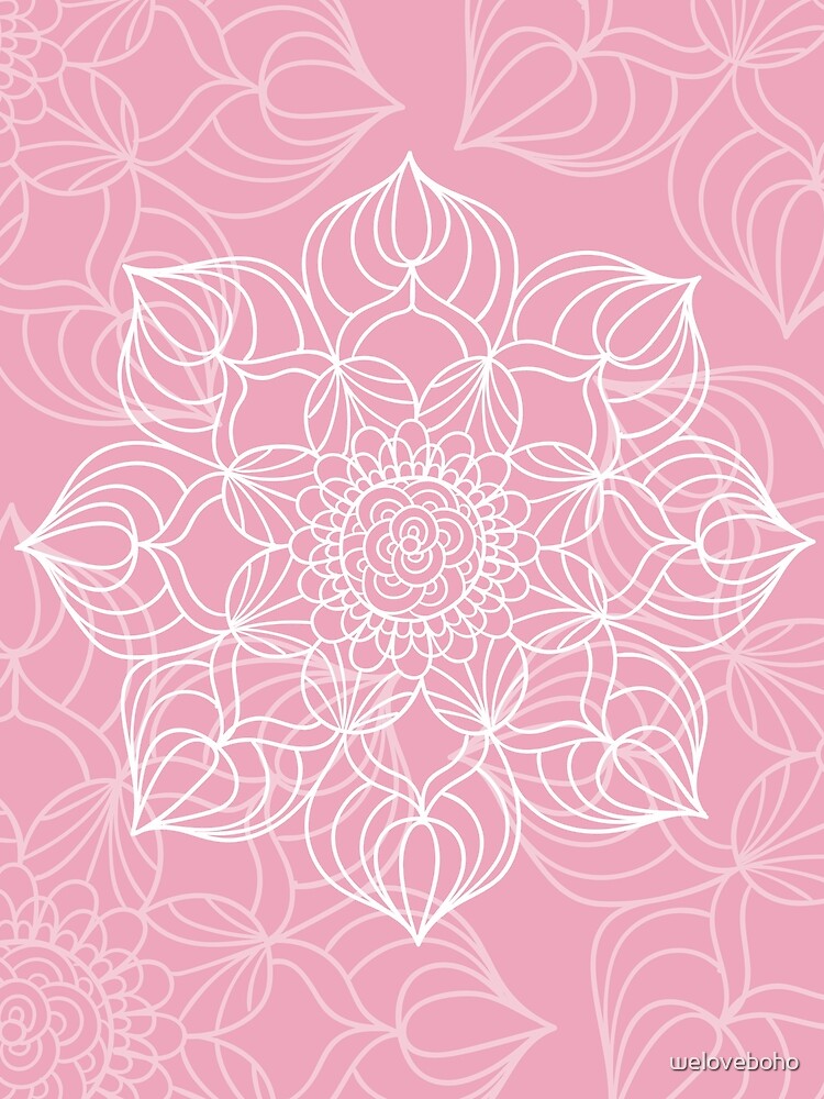 Pink mandala de weloveboho