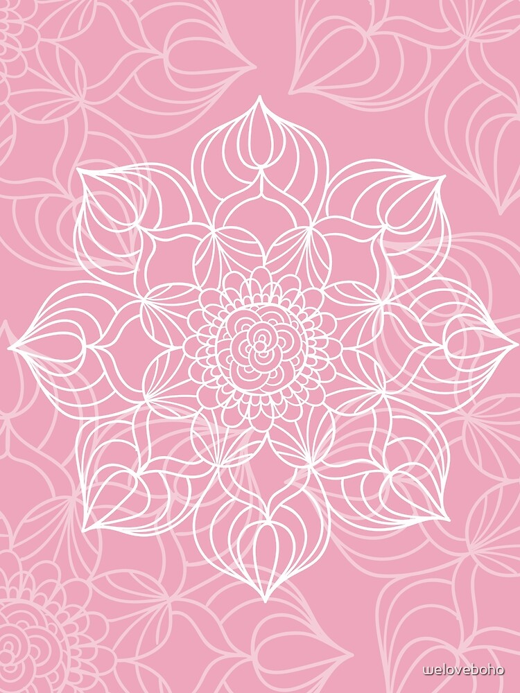 Pink mandala de weloveboho