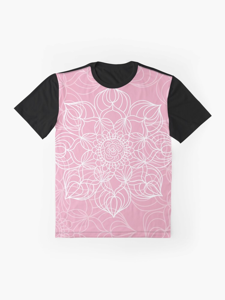 Vista alternativa de Camiseta gráfica Pink mandala