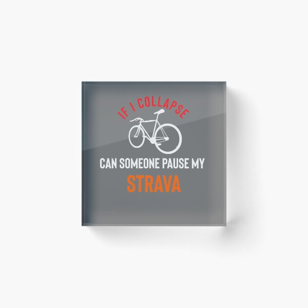 Item preview, If I Collapse Pause My Strava designed and sold by Raw Creative Prints.