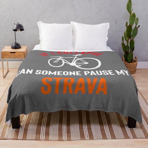 Item preview, If I Collapse Pause My Strava designed and sold by Raw Creative Prints.