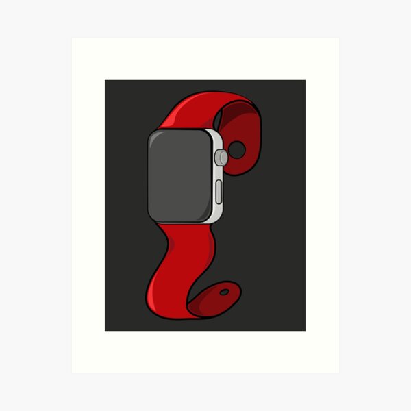 The red watch Sticker by Gillillu