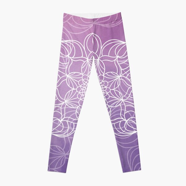 Purple mandala Leggings