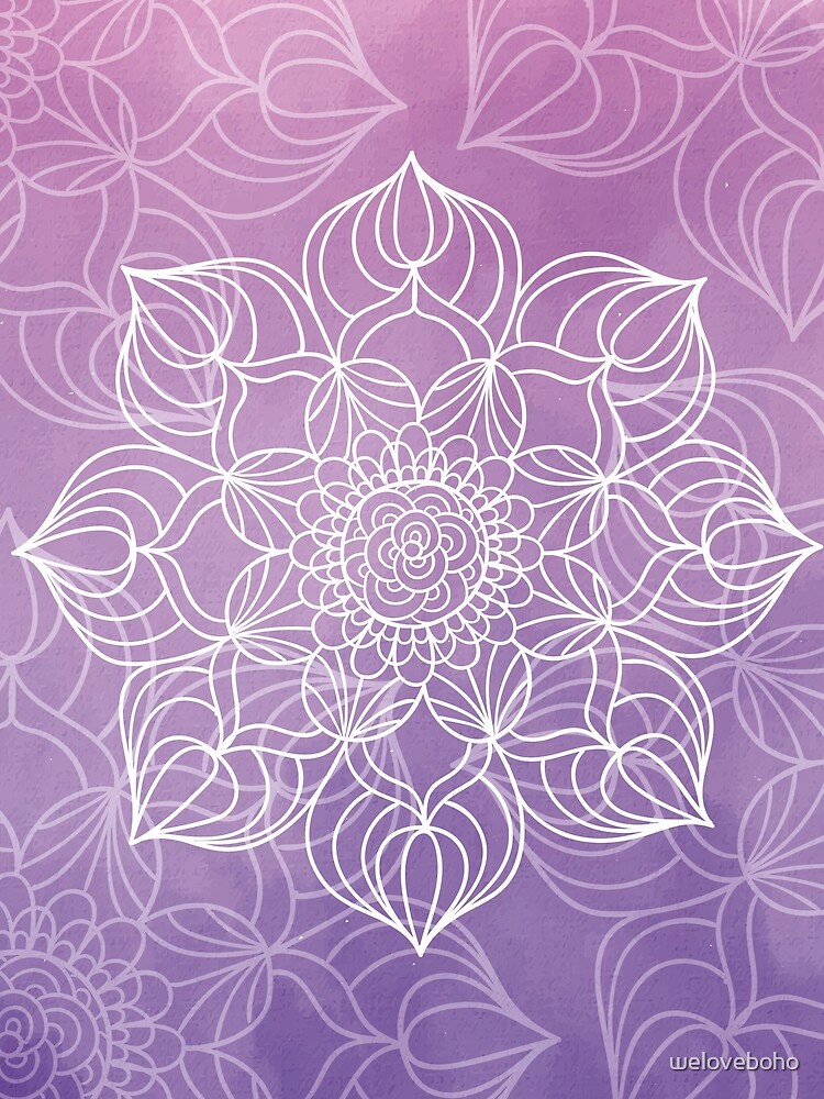 Purple mandala de weloveboho