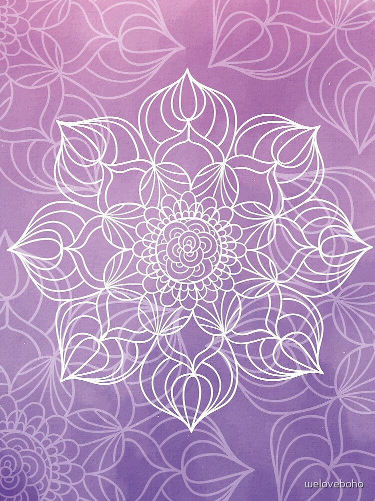 Purple mandala de weloveboho