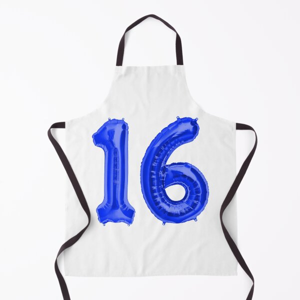 Item preview, Royal Blue 16th Birthday Metallic Helium Balloons Numbers designed and sold by Birthdates.