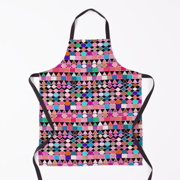 Item preview, Modern Tribal Geometric, Jewel Colors on Black designed and sold by Marymarice.