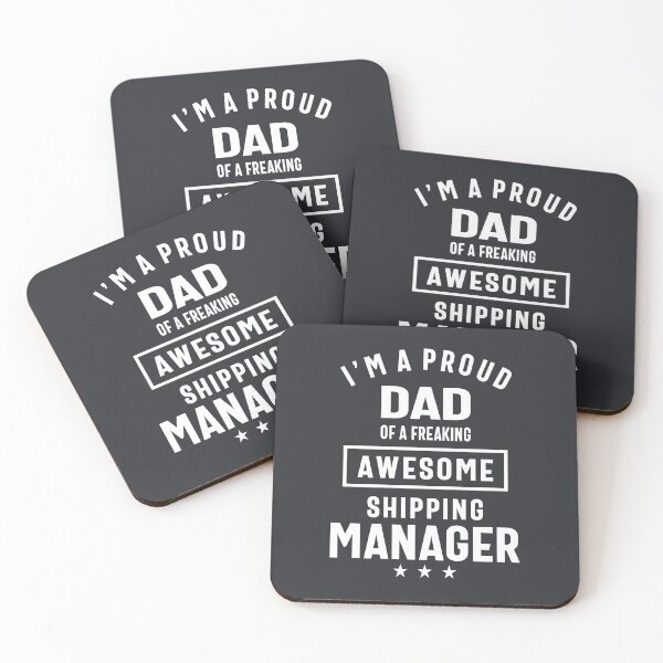 Item preview, I'm a Proud Dad Of a Freaking Awesome Shipping Manager  designed and sold by cidolopez.