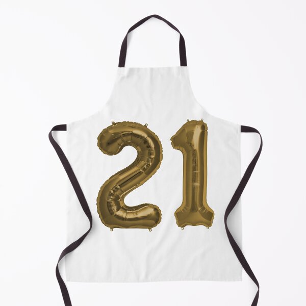 Item preview, Bronze 21st Birthday Metallic Helium Balloons Numbers designed and sold by Birthdates.