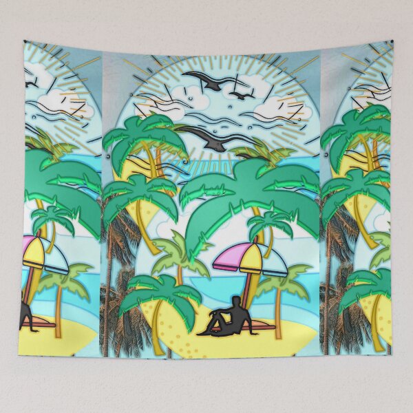 Item preview, * Summer at sea * by Berzabella Art designed and sold by Berezabella.