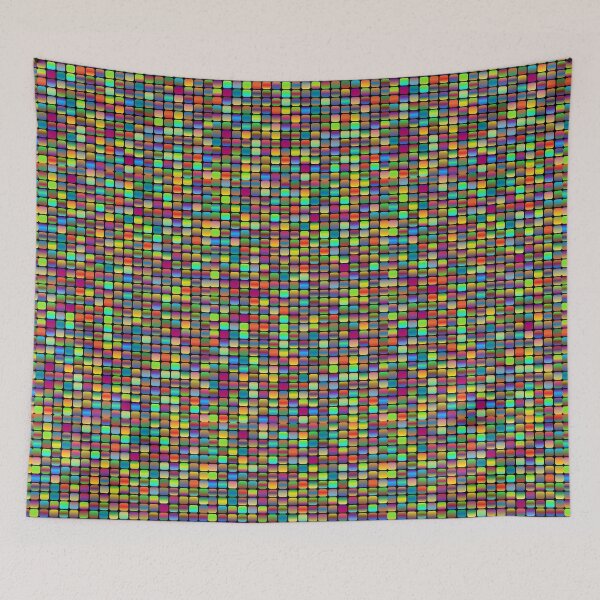 Item preview, Colorful Squares to Cheer up anyones Mood - Cheerful designed and sold by WackyJacks.