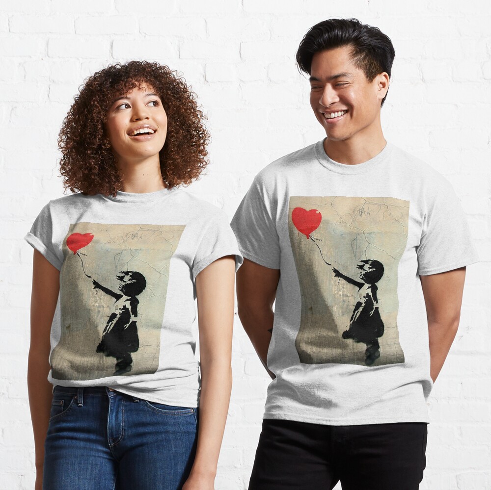 Banksy Red Heart Balloon Classic T-Shirt