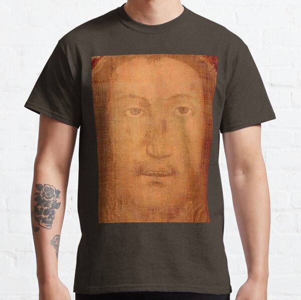 CHRIST. JESUS. CHRISTIANITY. Veil of Veronica, Sudarium, Manoppello Image. Classic T-Shirt