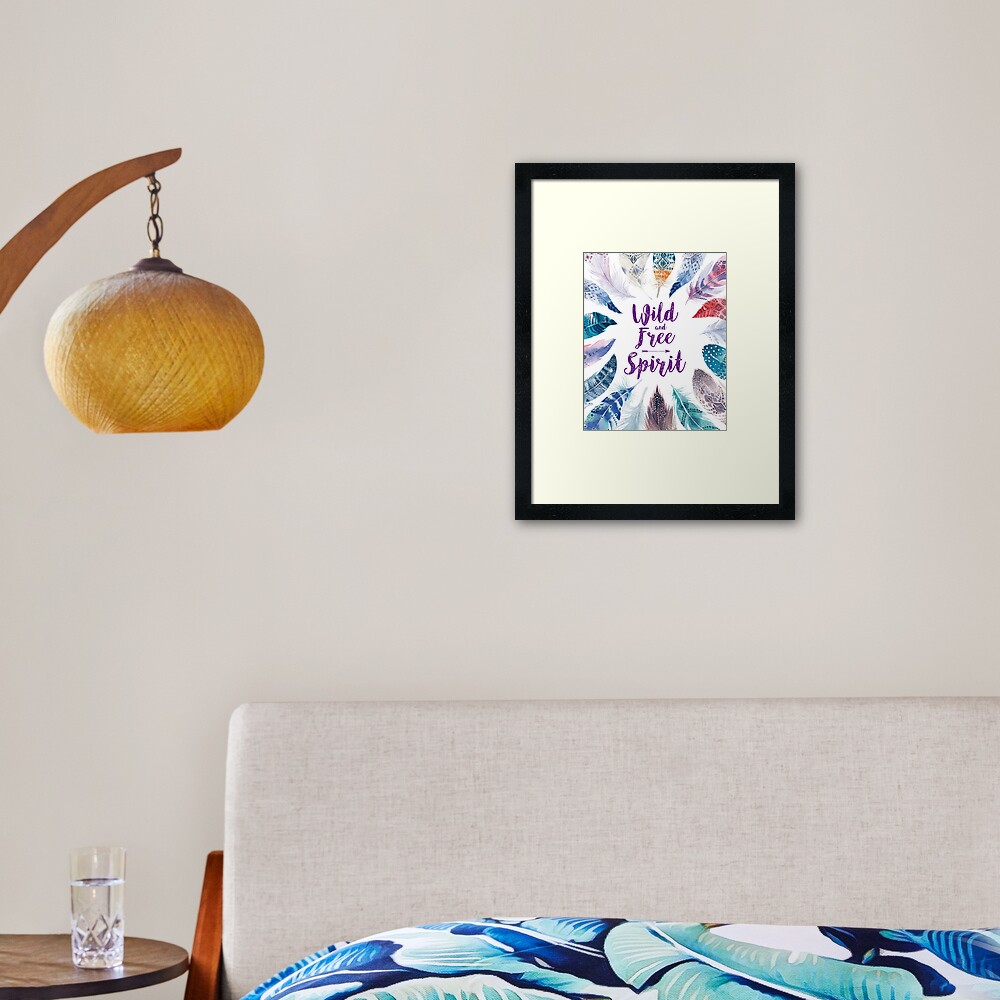 Vista previa del artículo con la obra «Lámina enmarcada», diseñado y vendido por weloveboho.