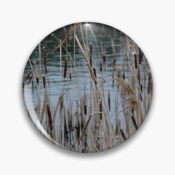 Item preview, Madine lake natural reeds landscape	 designed and sold by EstelleRossetti.