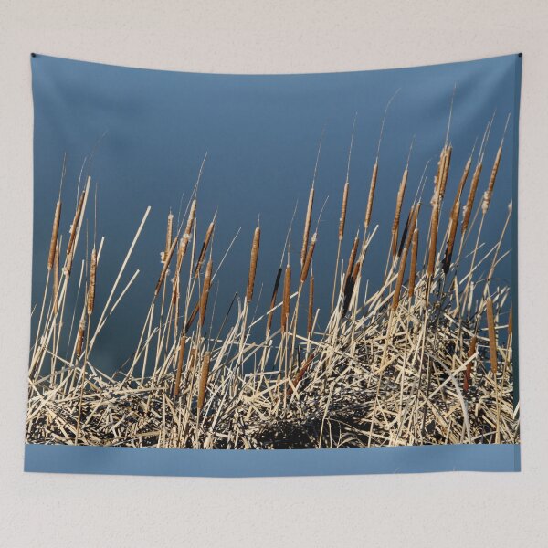 Item preview, Madine lake natural reeds landscape	 designed and sold by EstelleRossetti.
