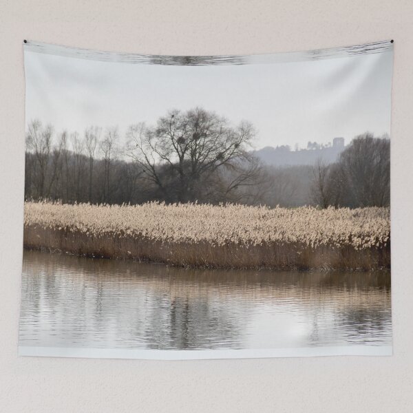Item preview, Madine lake natural reeds landscape	 designed and sold by EstelleRossetti.