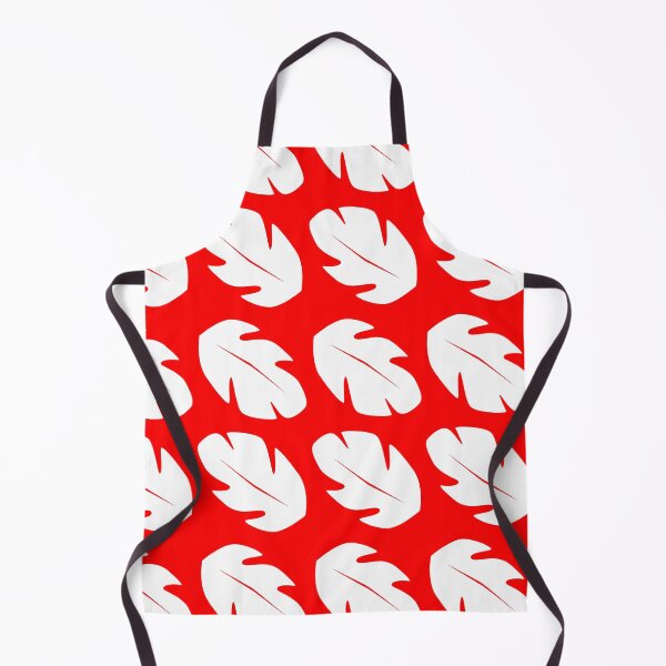 Item preview, Red & White Tropical Leaf designed and sold by implexity.