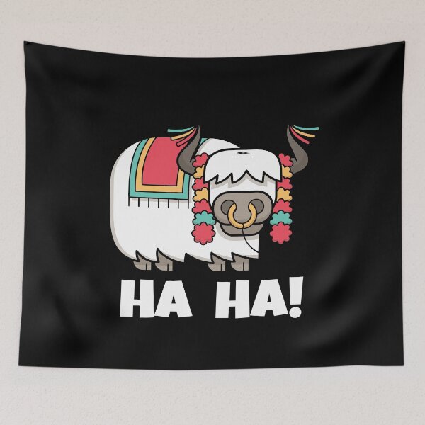 Item preview, ¡Jaja! - Divertido yak designed and sold by ArticaDesign.