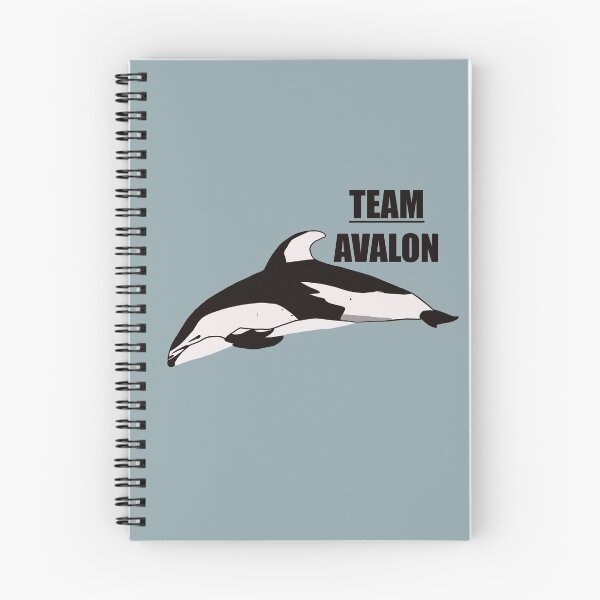 Item preview, “Team Avalon” the pacific white sided dolphin designed and sold by Animaldesigns24.