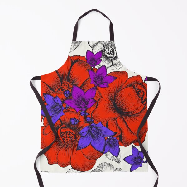 Item preview, purple red flowers designed and sold by haroulita.