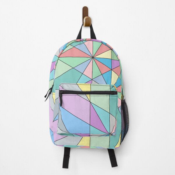 Item preview, Colorful Pastel Mosaic Triangle Star Pattern designed and sold by PLdesign.