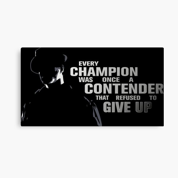 Rocky Quotes I. Leinwanddruck