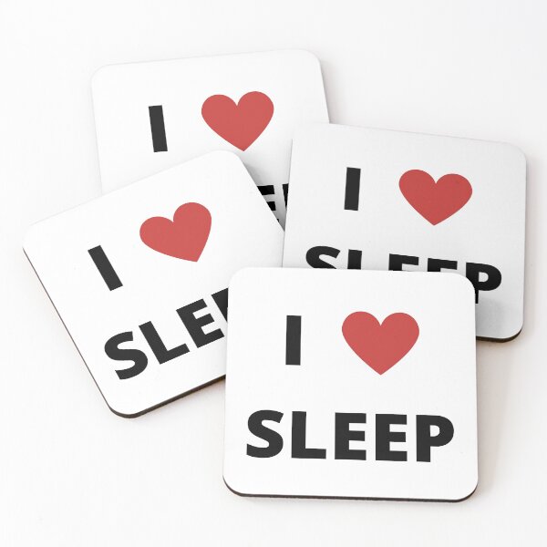Item preview, I Love Sleep funny heart designed and sold by SimplyHilarious.