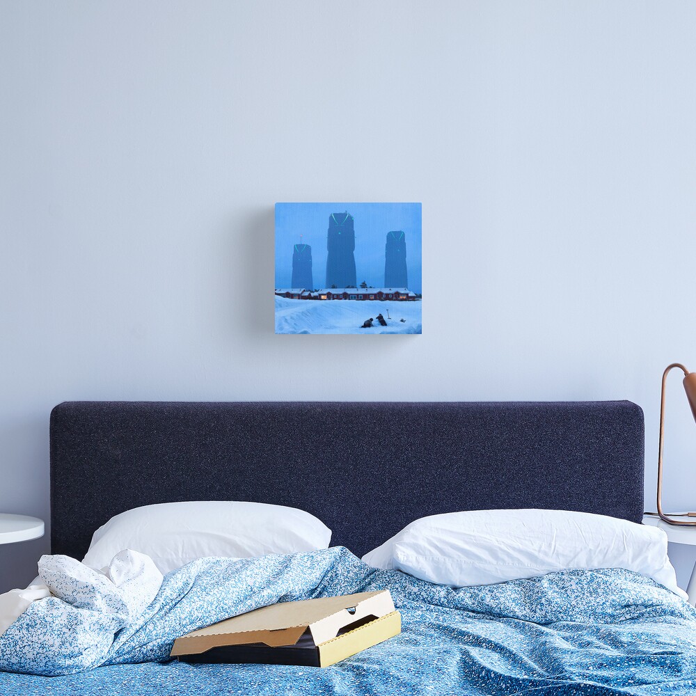 Bonareaktorns Kyltorn Canvas Print