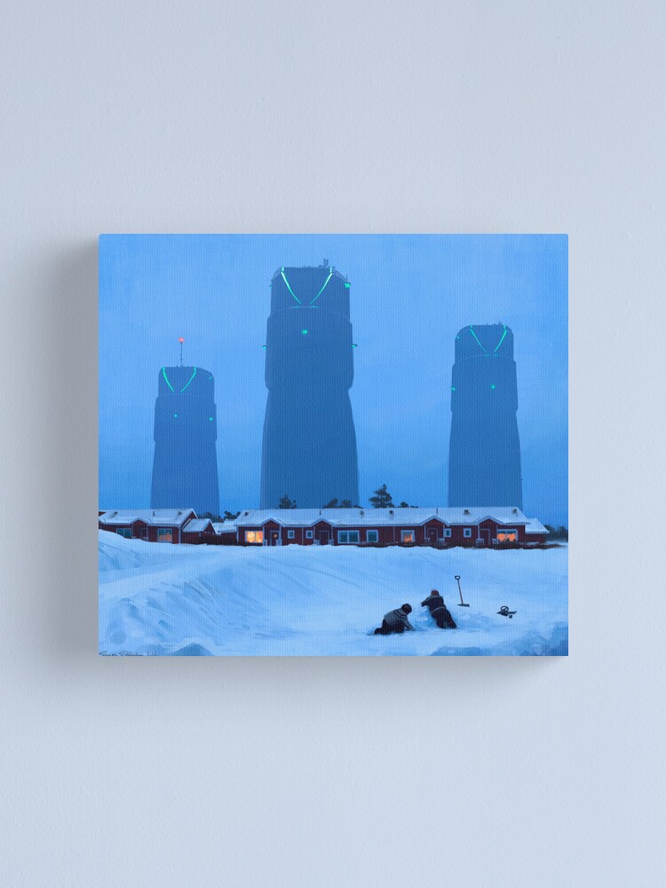 Alternate view of Bonareaktorns Kyltorn Canvas Print