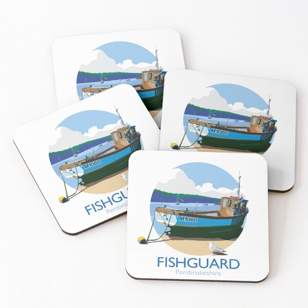 Item preview, Fishguard fishing boat roundel designed and sold by Julian Jefferson.