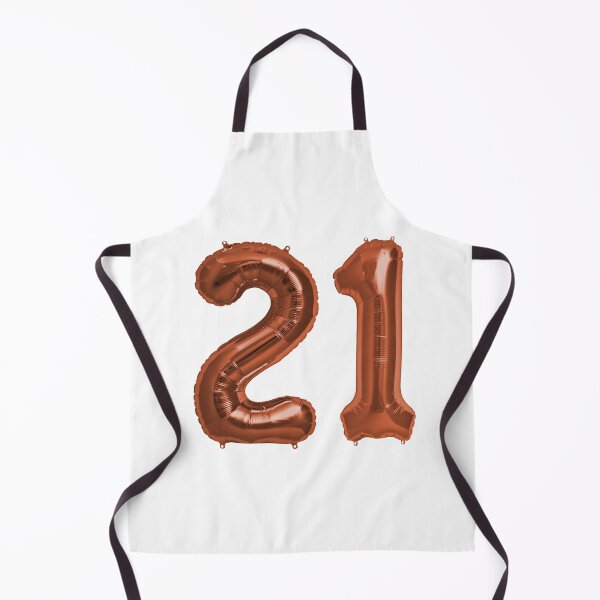 Item preview, Copper 21st Birthday Metallic Helium Balloons Numbers designed and sold by Birthdates.