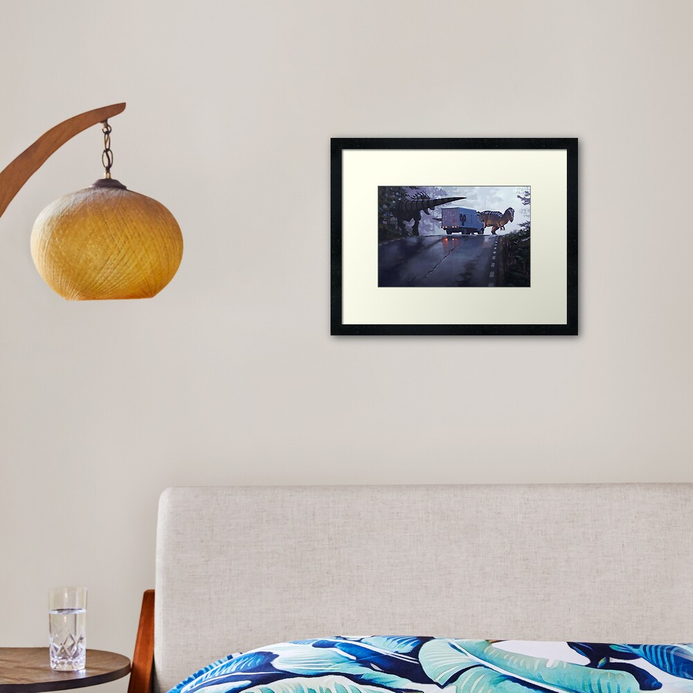 För guds skull, spela aldrig melodin nere vid alkärren. Framed Art Print