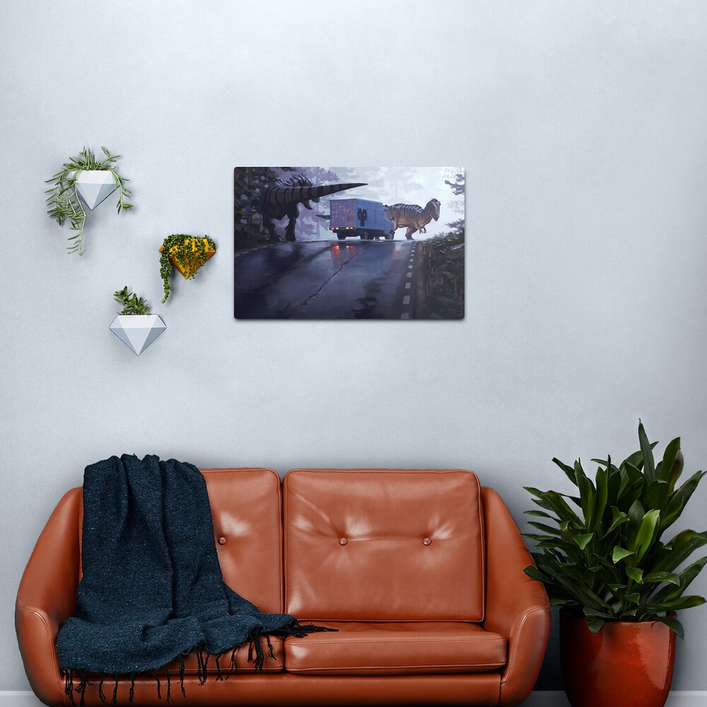 För guds skull, spela aldrig melodin nere vid alkärren. Metal Print