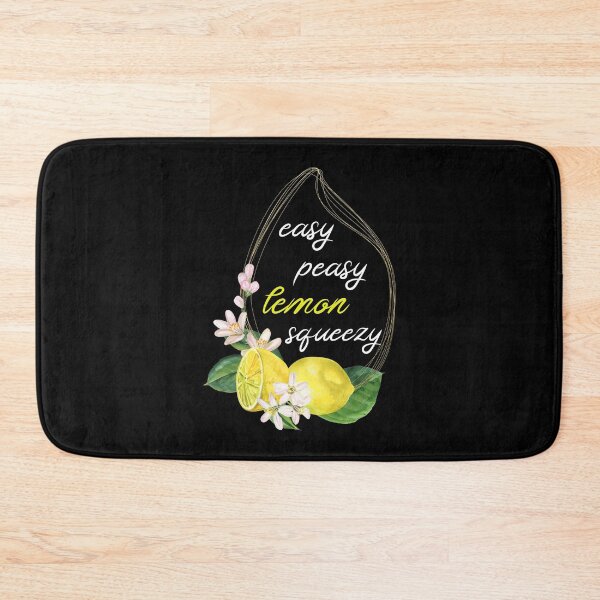 Item preview, Easy Peasy Lemon Squeezy Funny watercolor Citrus Lemonade Saying Gift designed and sold by Style4You24.
