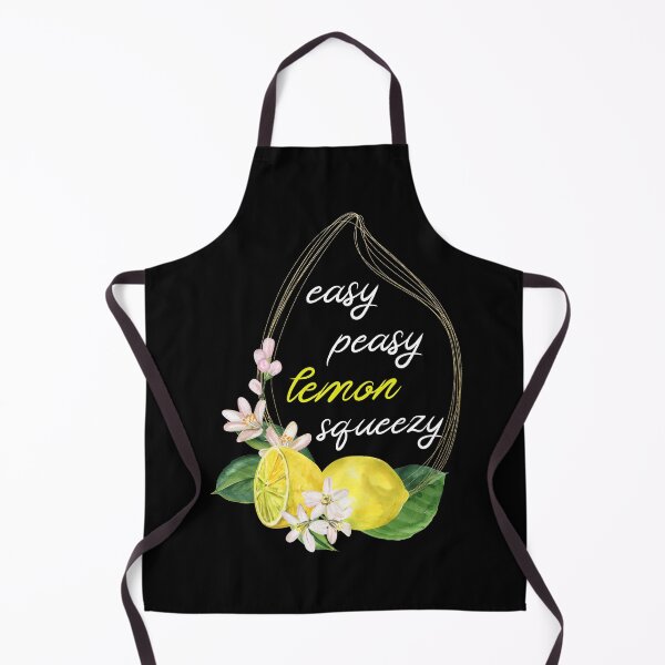 Item preview, Easy Peasy Lemon Squeezy Funny watercolor Citrus Lemonade Saying Gift designed and sold by Style4You24.