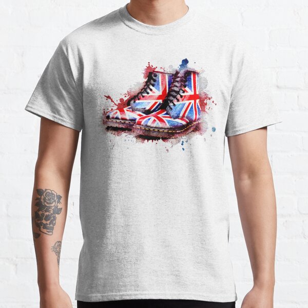 Bottes Dr Martens drapeau Union Jack T-shirt classique
