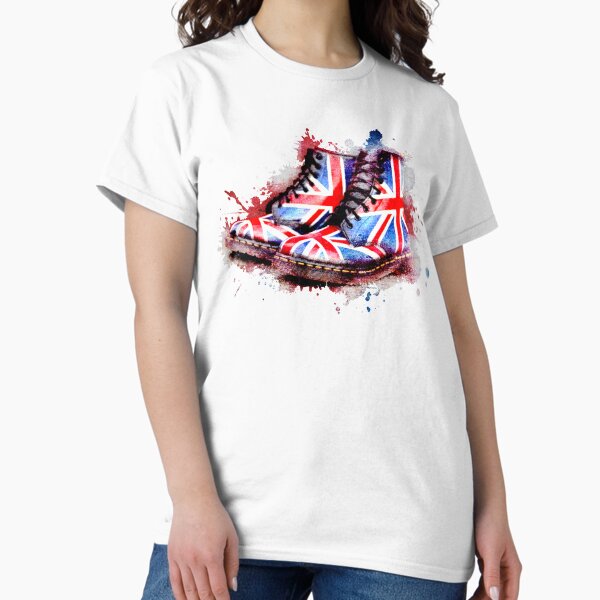Item preview, Union Jack flag Dr Martens boots designed and sold by Retro Futurist.