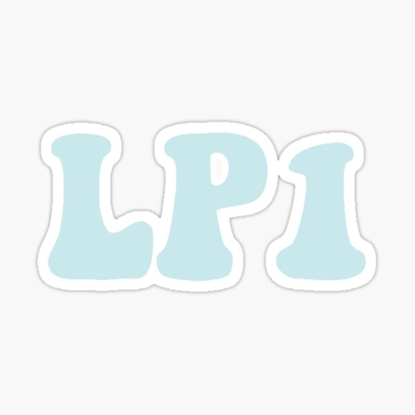 "LP1" Sticker for Sale by Caroline-Unger | Redbubble