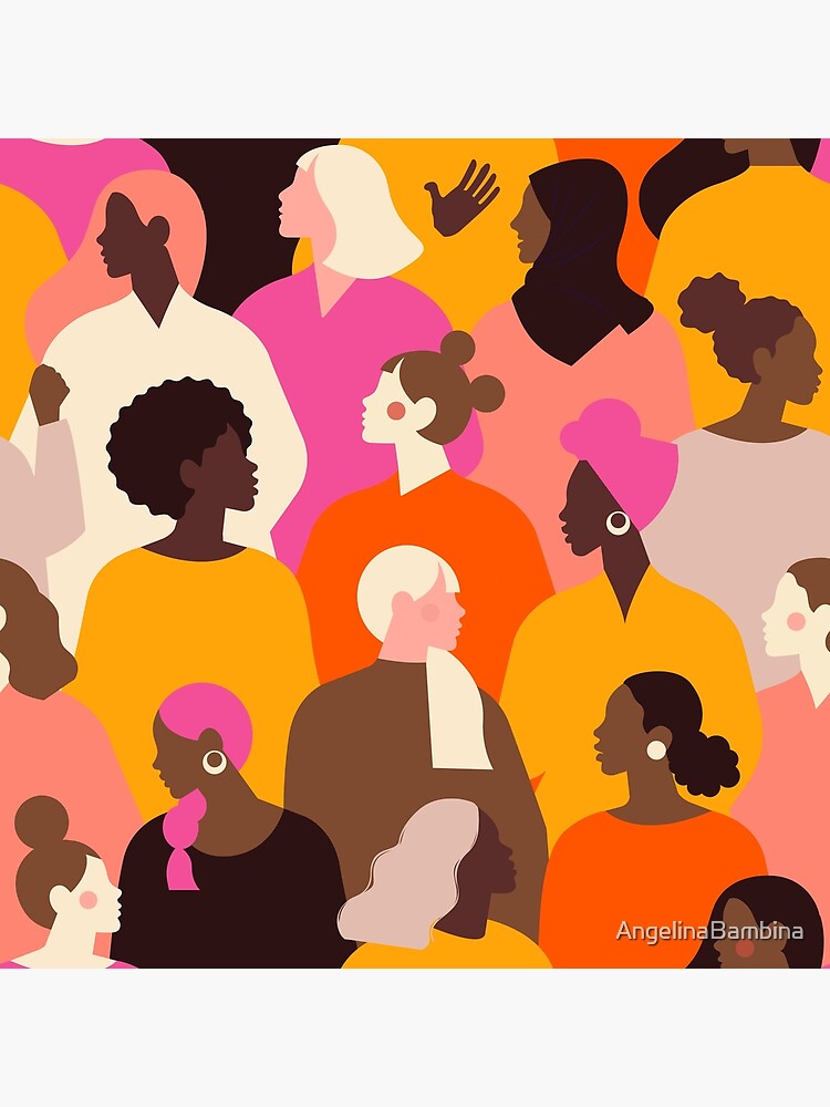Female diverse faces by AngelinaBambina