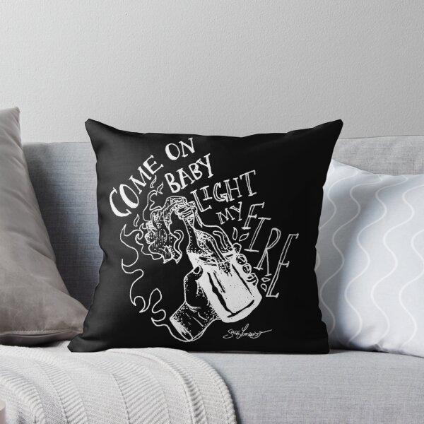 Item preview, Light My Fire (white ink) designed and sold by sagespirit.