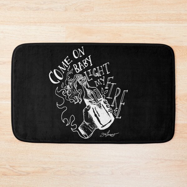 Item preview, Light My Fire (white ink) designed and sold by sagespirit.