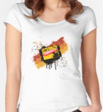 Graffiti Cartridge Women's Fitted Scoop T-Shirt